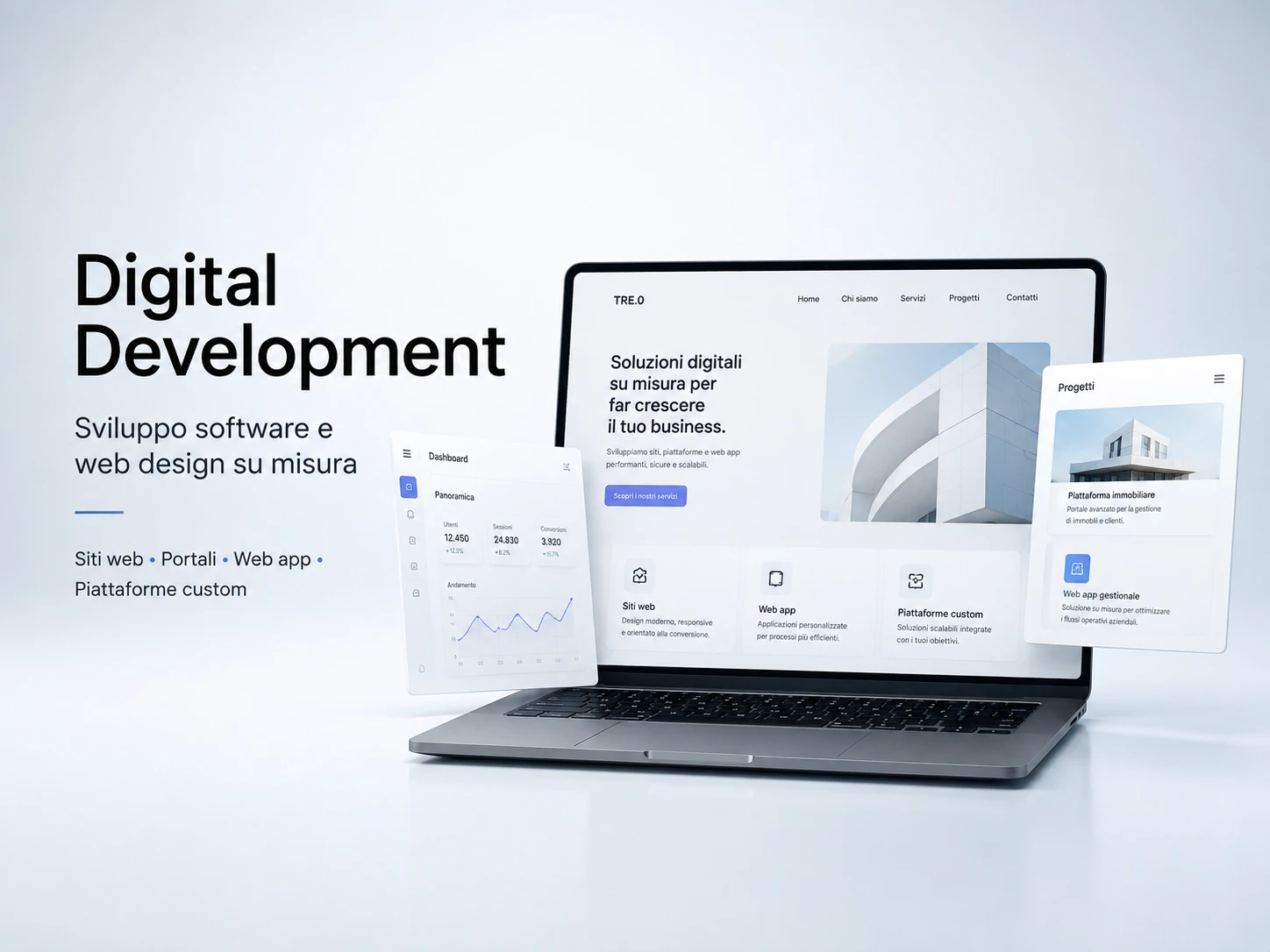 Digital Development: siti, software e piattaforme su misura