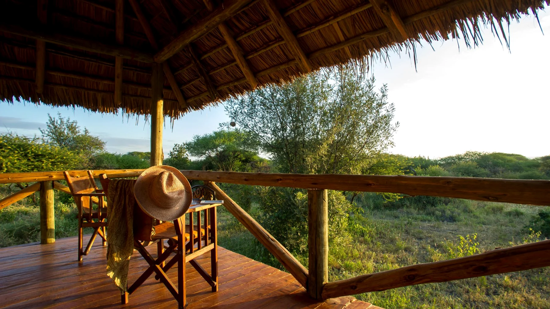 Tented lodge durante un safari in Tanzania